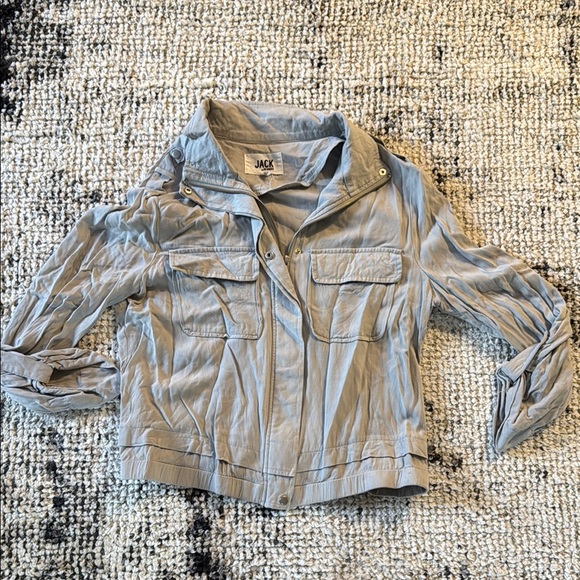 BB Dakota Light Gray Denim‎ Jacket - Picture 1 of 2